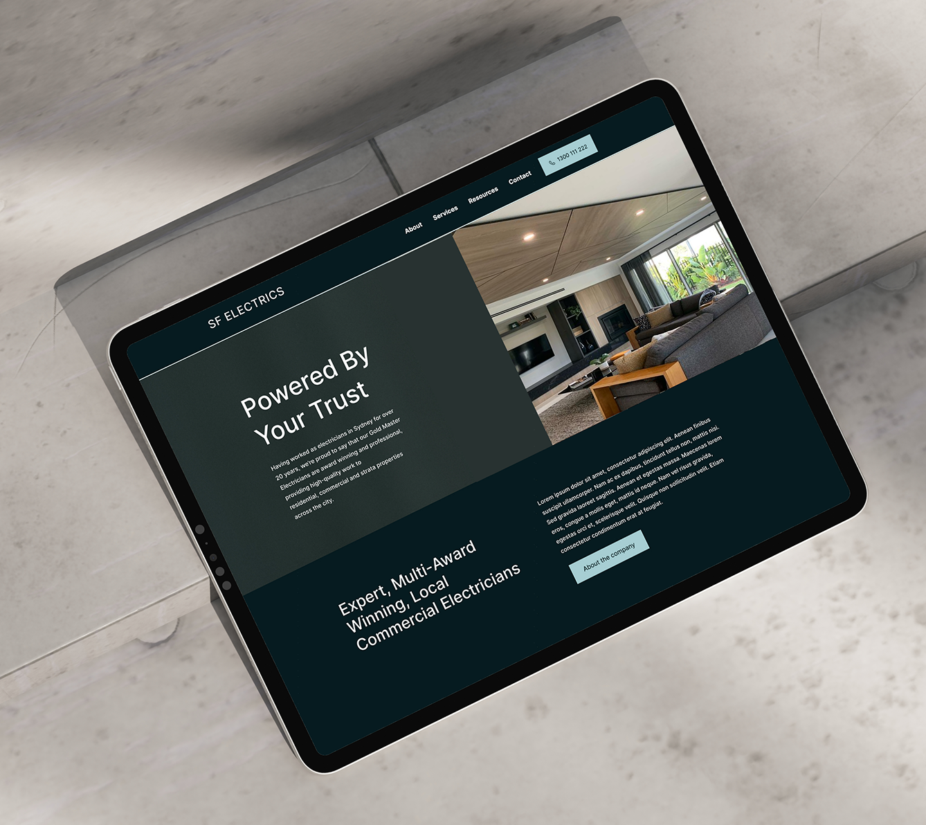 A website package that covers everything an electrician in Australia needs from their website and marketing
