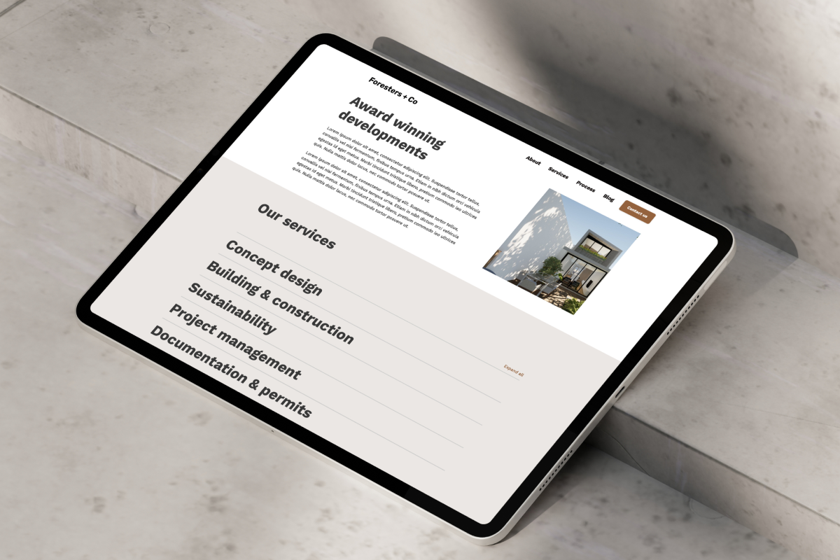 Create a new tradie website today